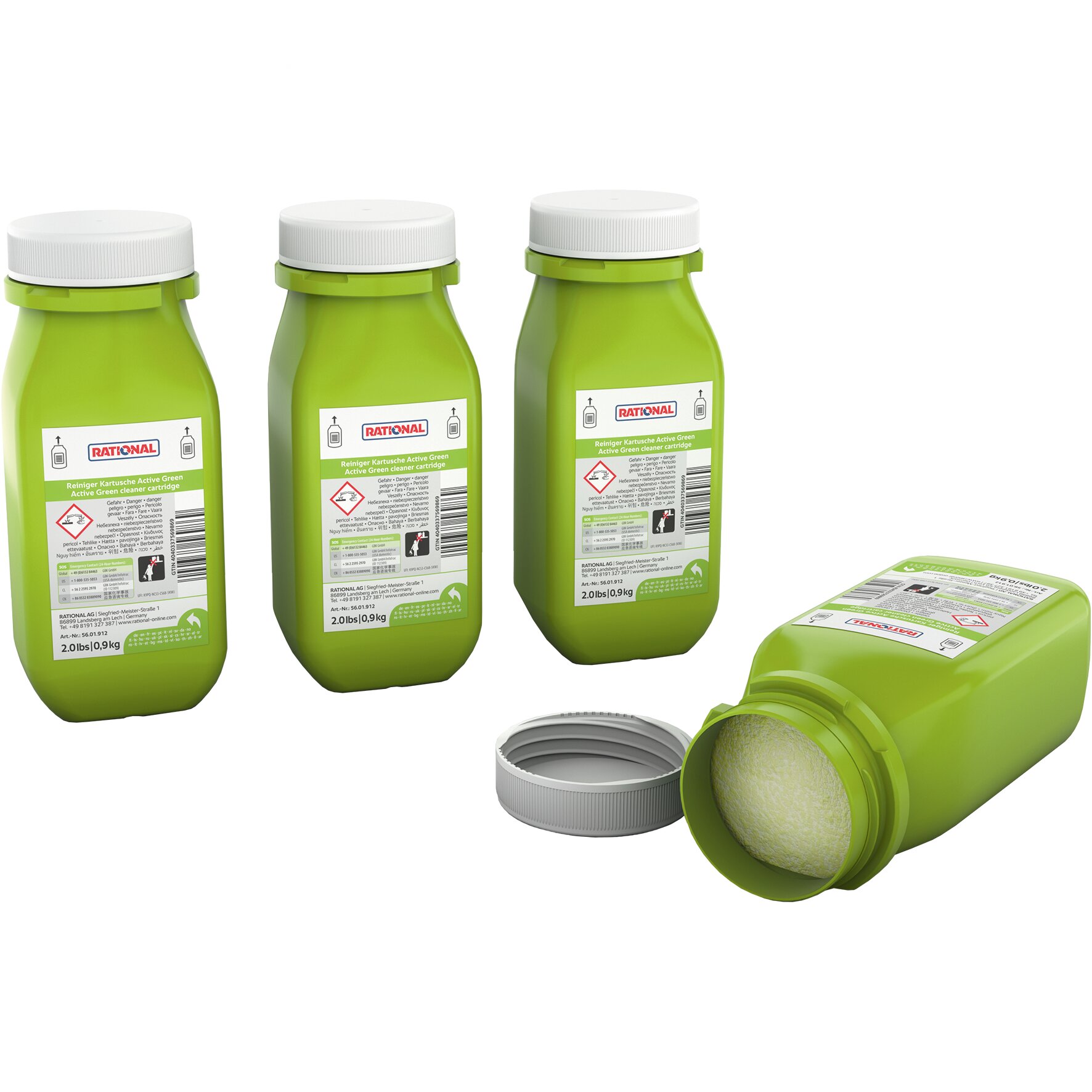 Rational Reiniger Kartusche Active Green 6 stuks met optie iCareSystem AutoDose